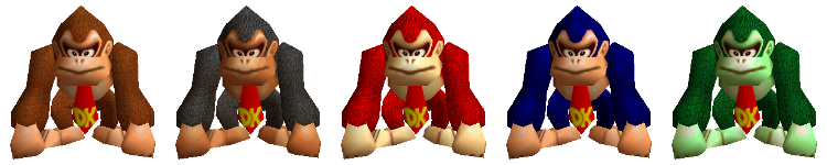 Skins de Donkey Kong