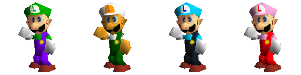 Skins de Luigi